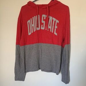 Ohio State Red and Gray Hoodie